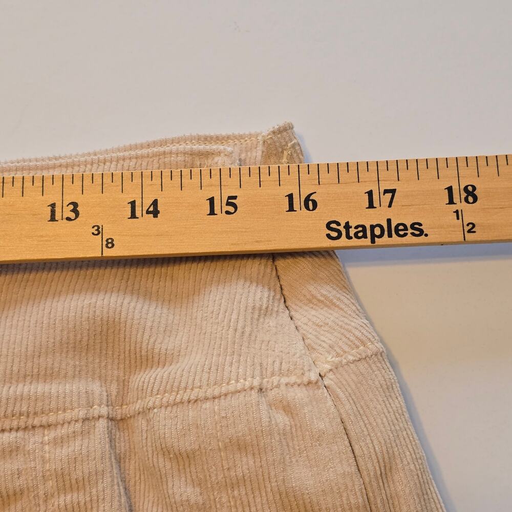 American Eagle Mini Skirt/Skort Womens Size 6 Tan Corduroy Stretch Academia - Picture 8 of 10